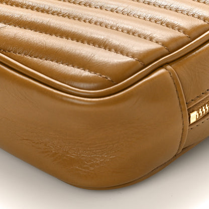 Saint Laurent Calfskin Matelasse Monogram Mini Lou Camera Bag Tabac Brown 8 of 8