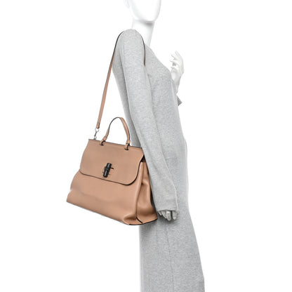 Gucci Cellarius Calfskin Large Bamboo Daily Top Handle Bag Camelia 2 of 10