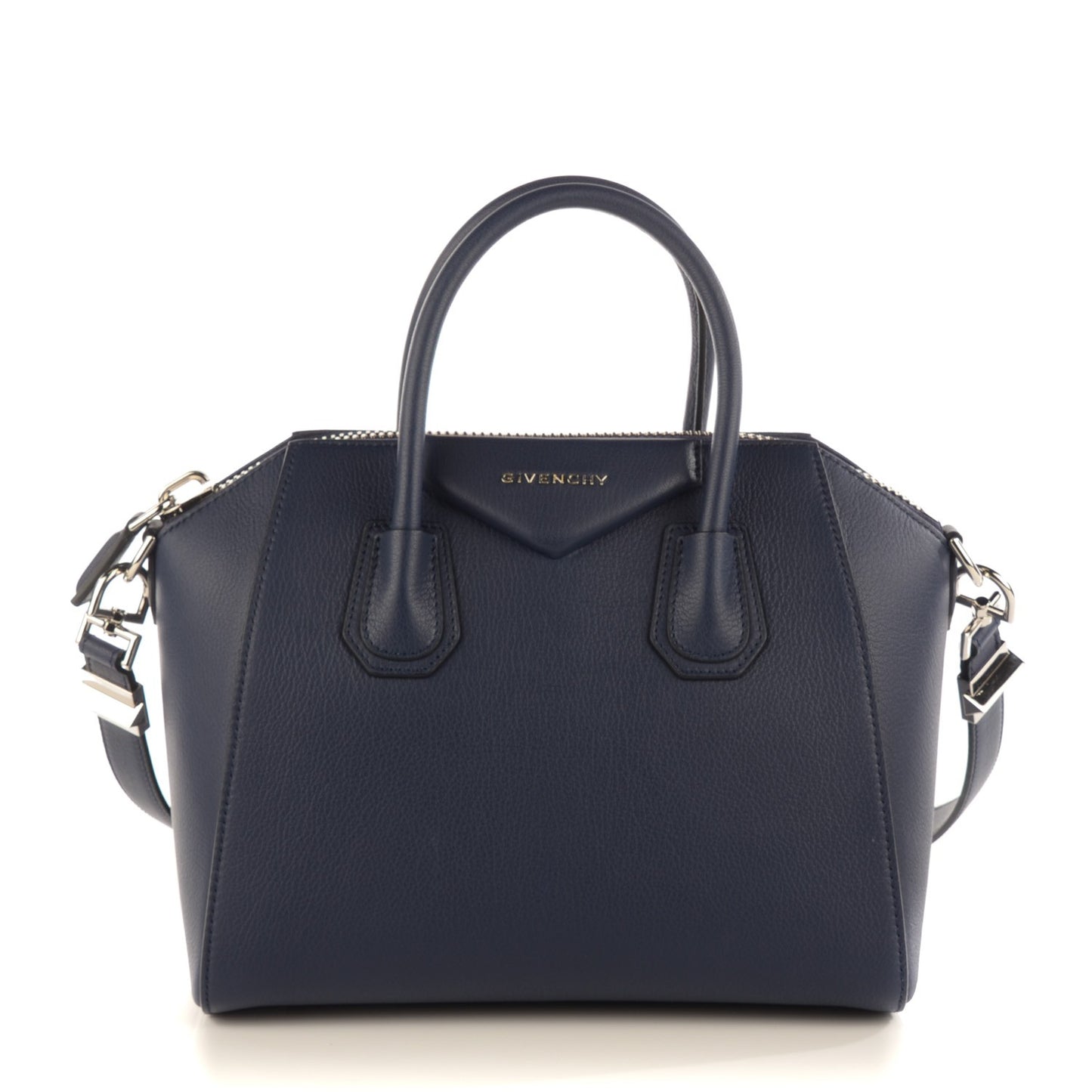 Sugar Goatskin Small Antigona Navy