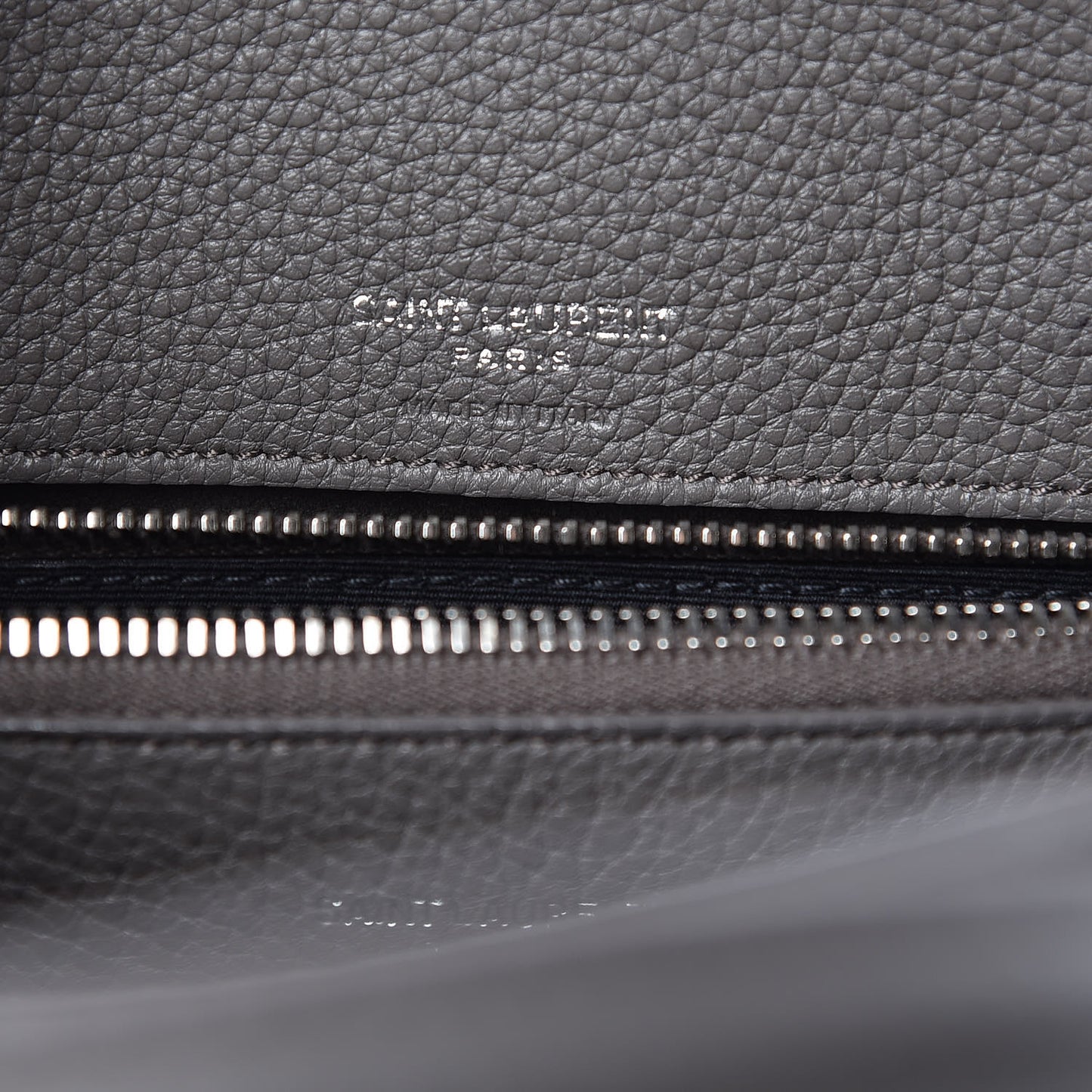 Grained Calfskin Baby Sac De Jour Souple Earth