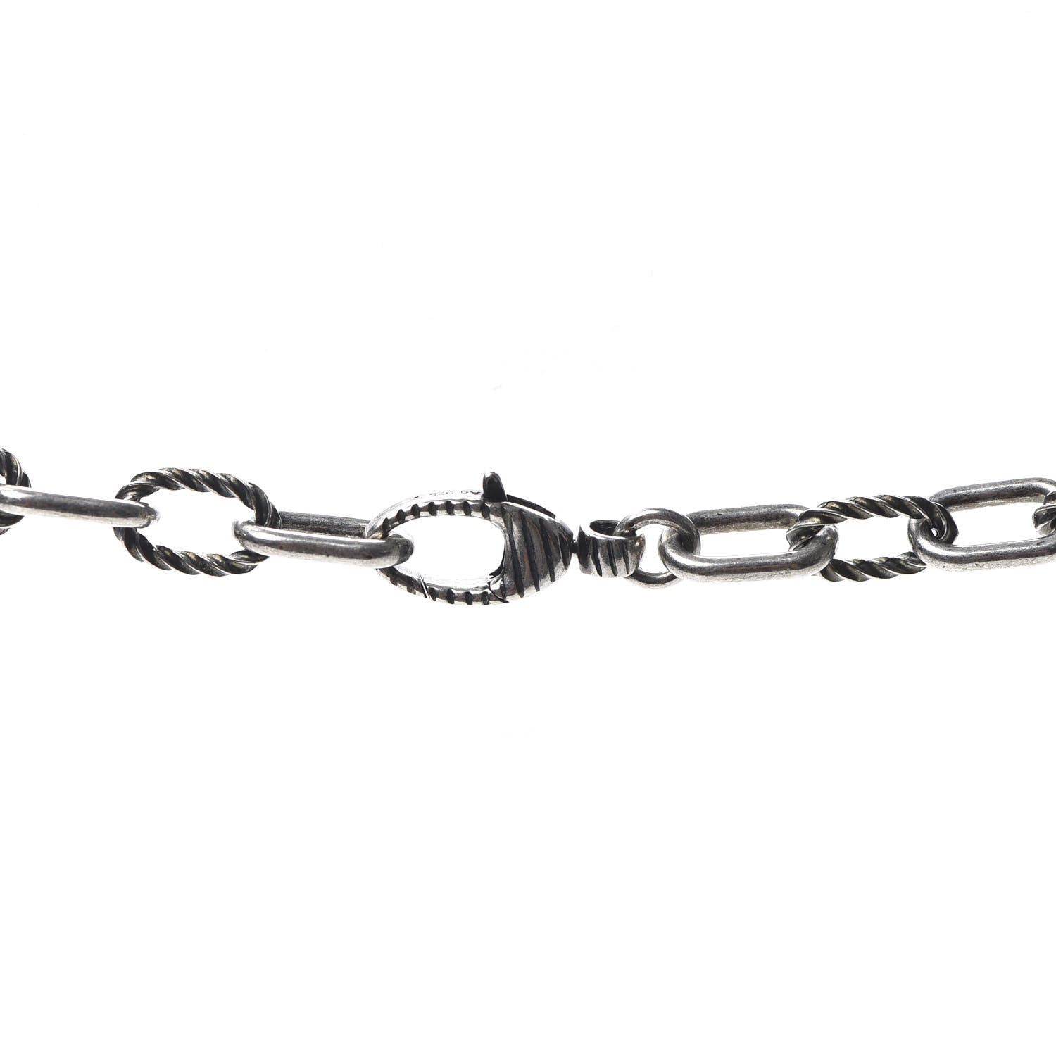 Gucci Sterling Silver Garden Ouroboros Snake Pendant Necklace 4 of 6
