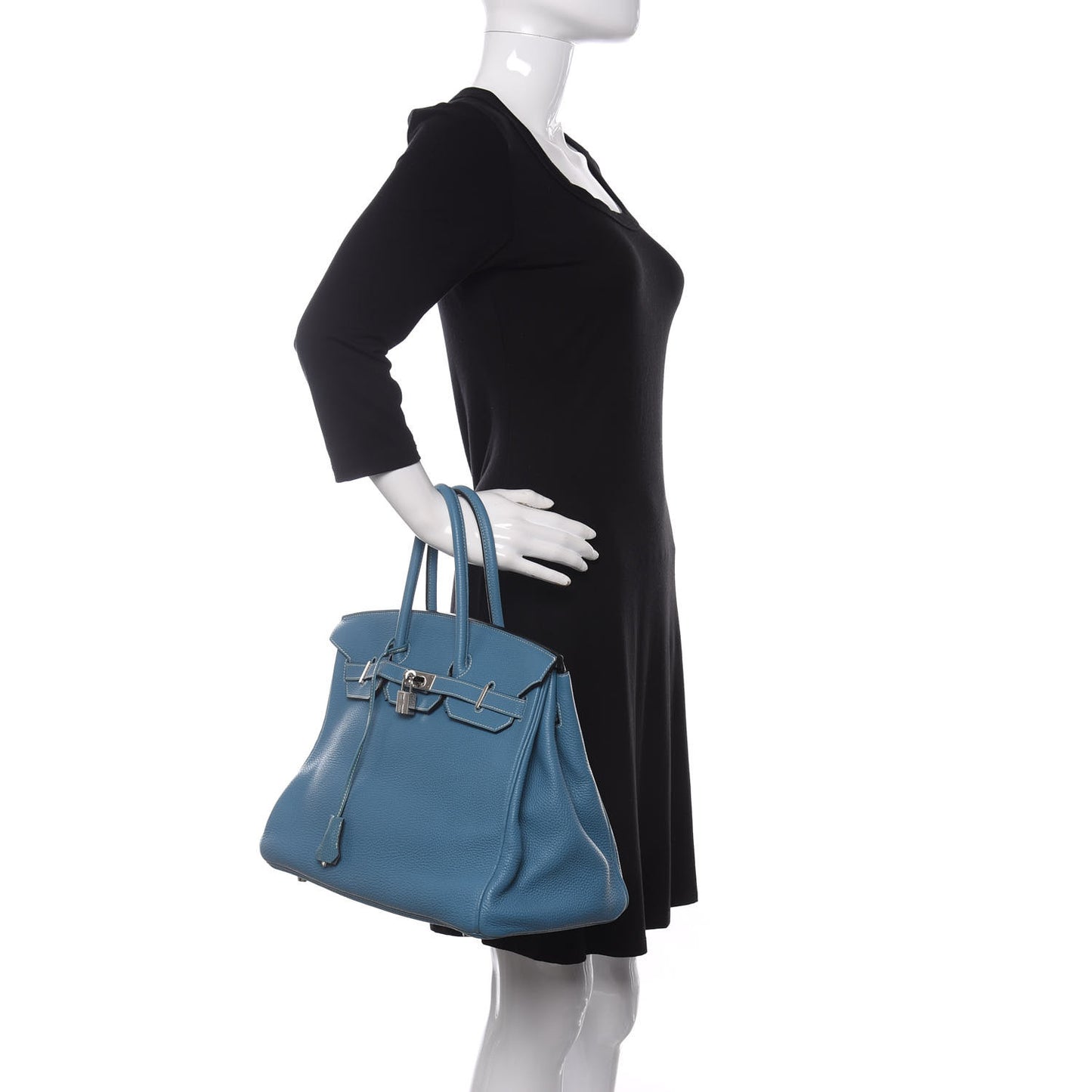 Togo Birkin 35 Blue Jean