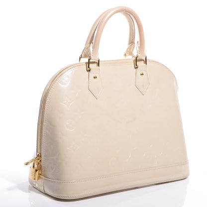 Louis Vuitton Vernis Alma PM Blanc Corail 3 of 7