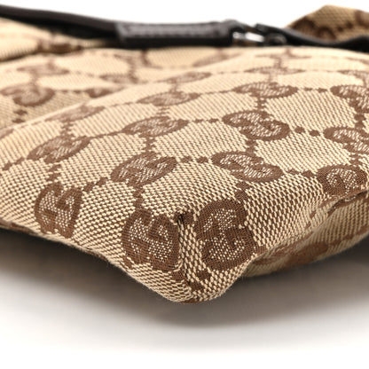 Gucci GG Monogram Double Pocket Belt Bag Dark Brown 9 of 12
