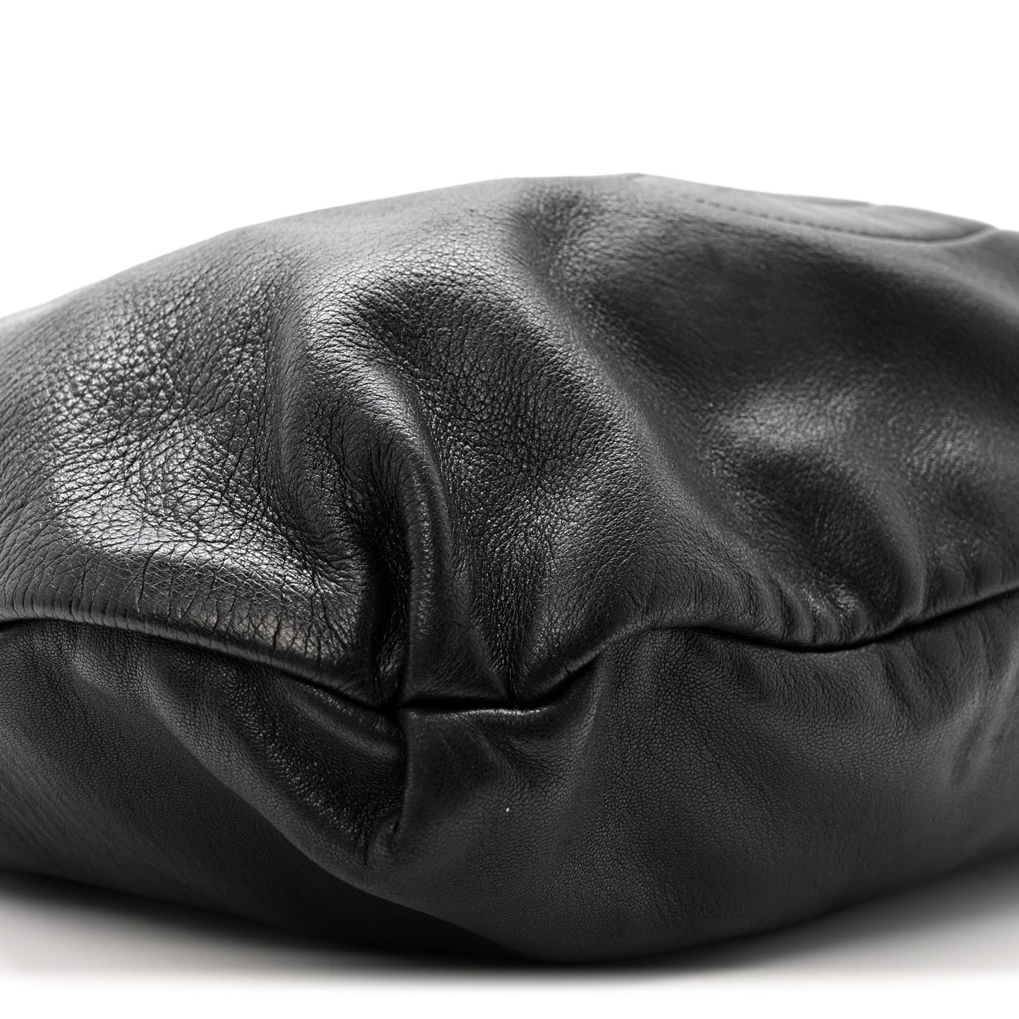 Lambskin Large Soft and Chain Hobo Black