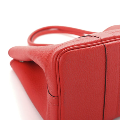 Hermes Vache Country Garden Party TPM 30 Rouge Pivoine 8 of 12