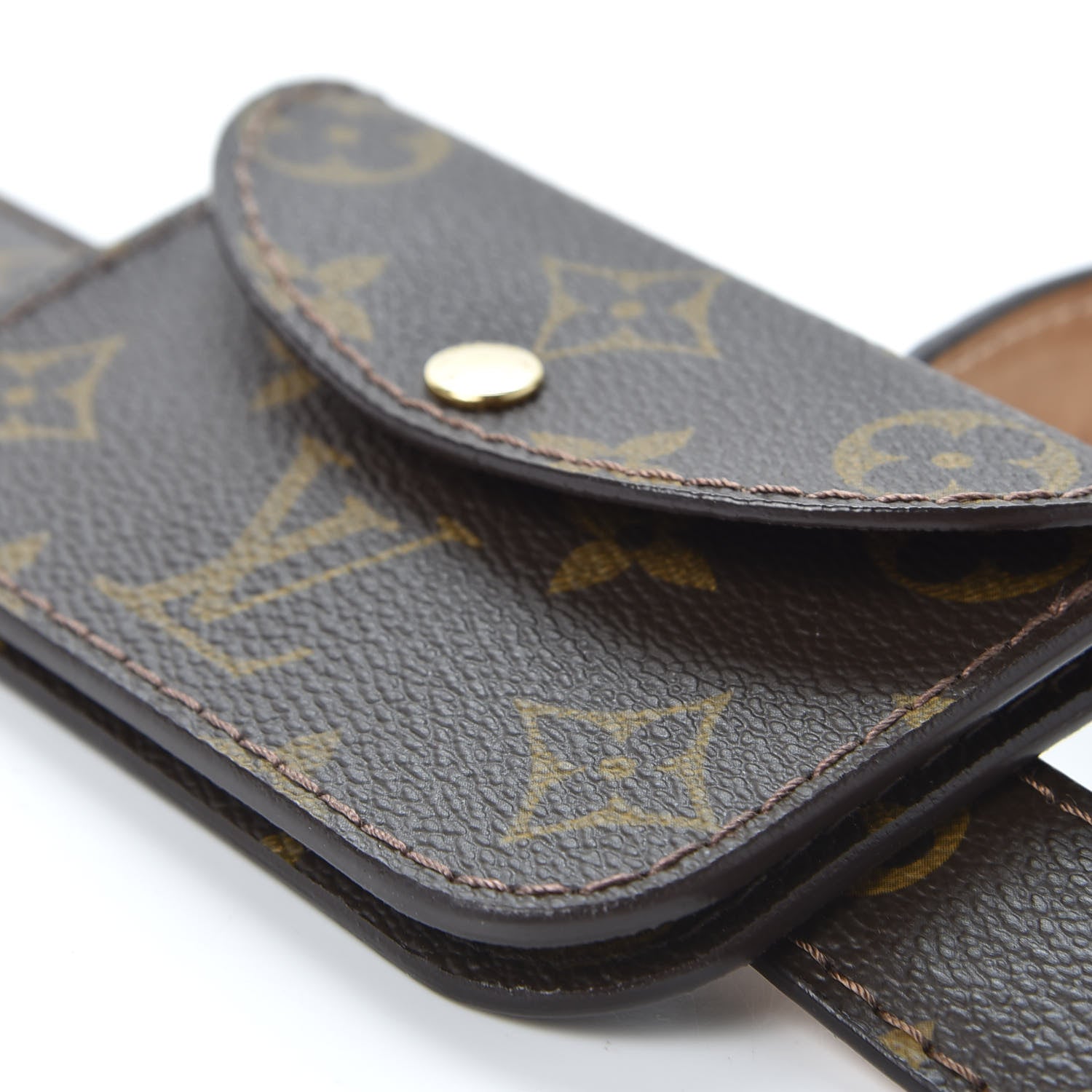 Louis Vuitton Monogram Ceinture Pochette Solo Belt 85 34 6 of 10