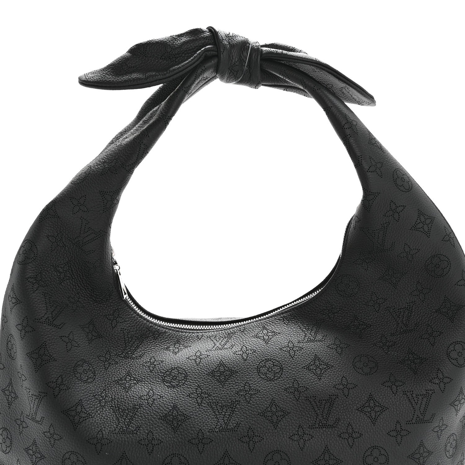 Louis Vuitton Mahina Why Knot MM Black 7 of 9