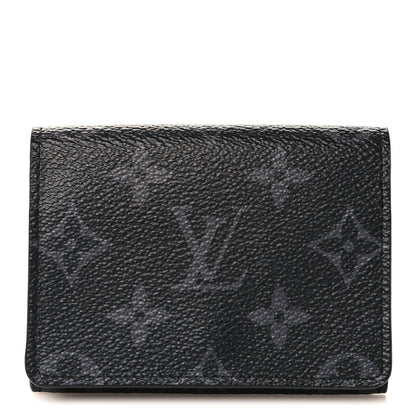 Louis Vuitton Monogram Eclipse Envelope Business Card Holder 1 of 6