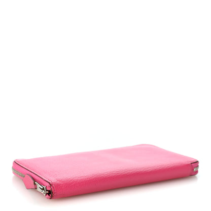 Hermes Chevre Mysore Azap Wallet Rose Shocking 3 of 10