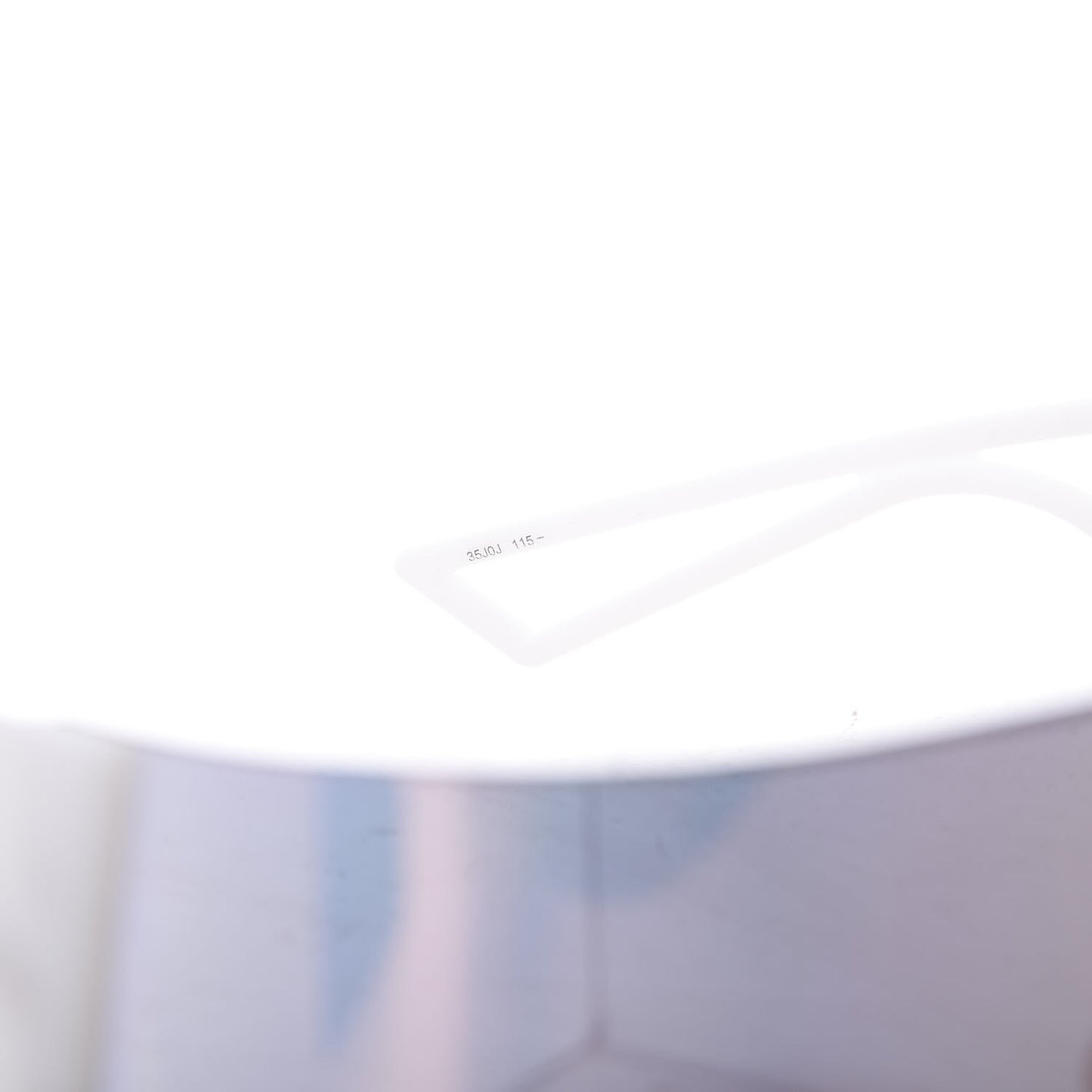 Acetate Mirrored KaleiDiorscopic Sunglasses Multicolor White