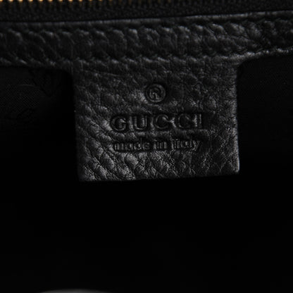 Gucci Calfskin Medium Web Heritage Shoulder Bag Black 7 of 10