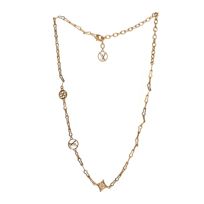 Louis Vuitton Metal Forever Young Short Necklace Gold 3 of 6