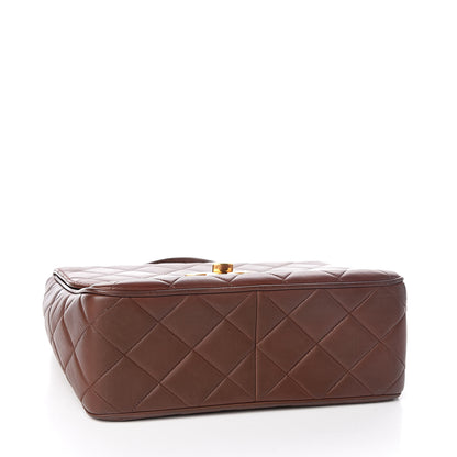 Chanel Lambskin Quilted Medium Single Flap Bag Brown 4 of 17