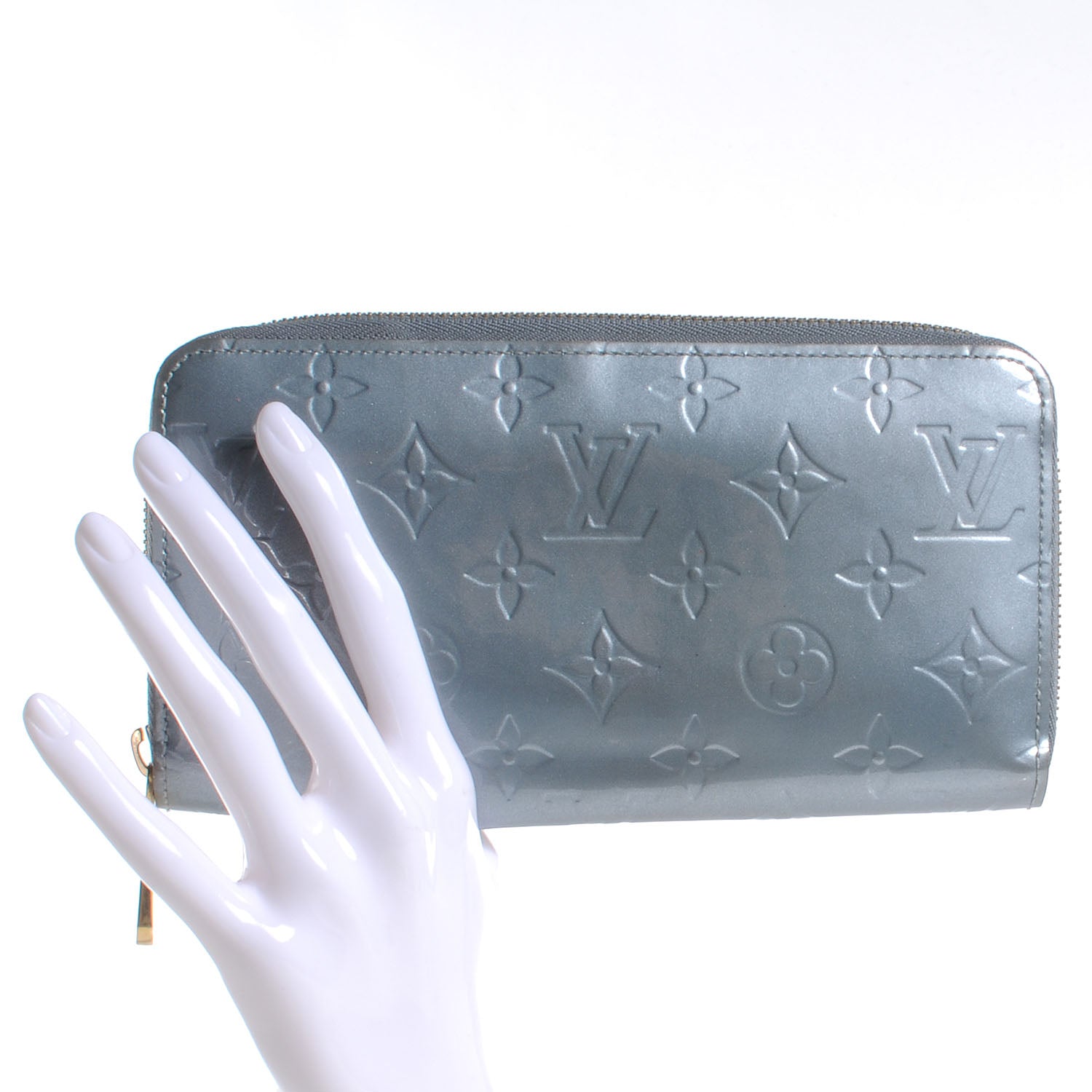 Louis Vuitton Vernis Zippy Wallet Givre 2 of 7