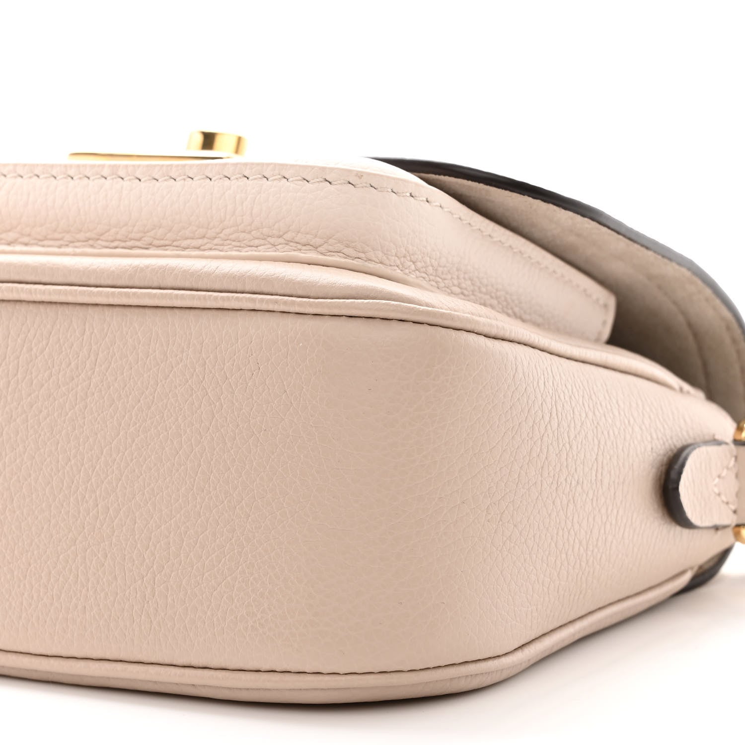 Louis Vuitton Grained Calfskin Lockme Tender Greige 9 of 10