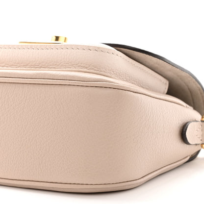 Louis Vuitton Grained Calfskin Lockme Tender Greige 9 of 10