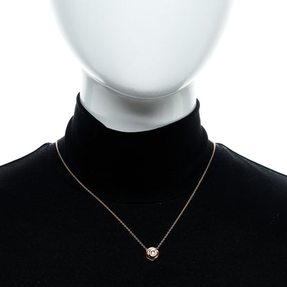 Christian Dior 18K Rose Gold Diamond Small Rose Couture Necklace 2 of 7