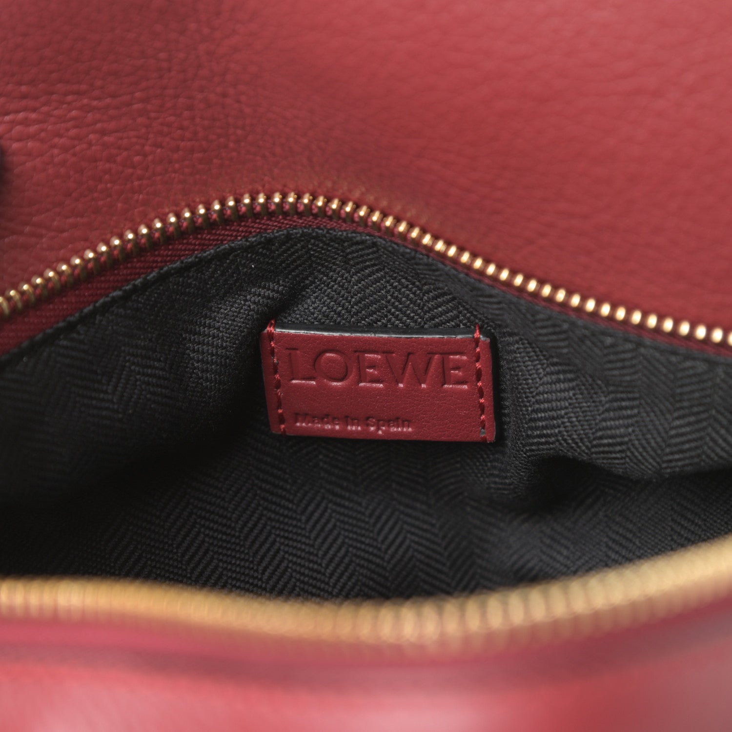 Loewe Calfskin Colorblock Medium Puzzle Bag Red 6 of 13