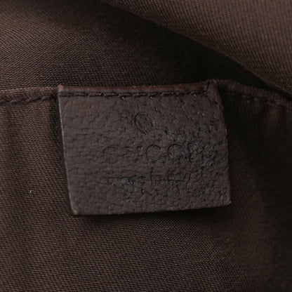 Gucci GG Monogram Medium Web Handle Vertical Tote Bag Dark Brown 6 of 10