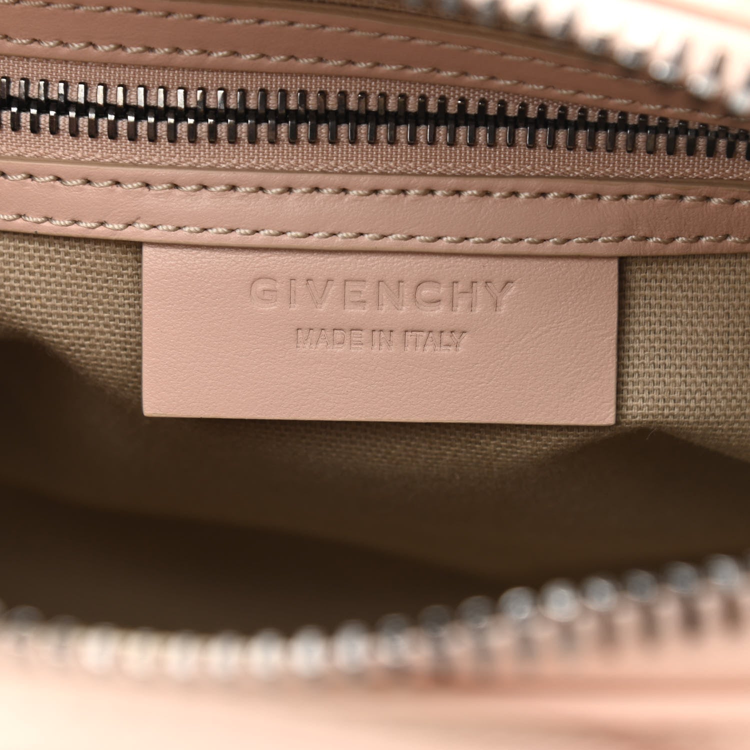 Givenchy Metallic Calfskin Mini Antigona Light Pink 6 of 12