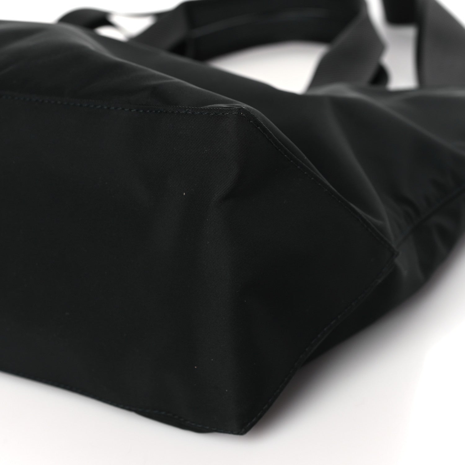 Prada Nylon Vela East West Shopper Tote Black 9 of 10