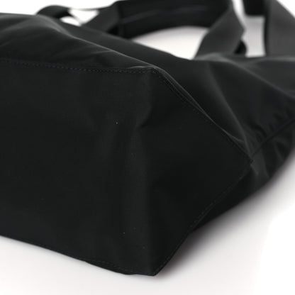 Prada Nylon Vela East West Shopper Tote Black 9 of 10