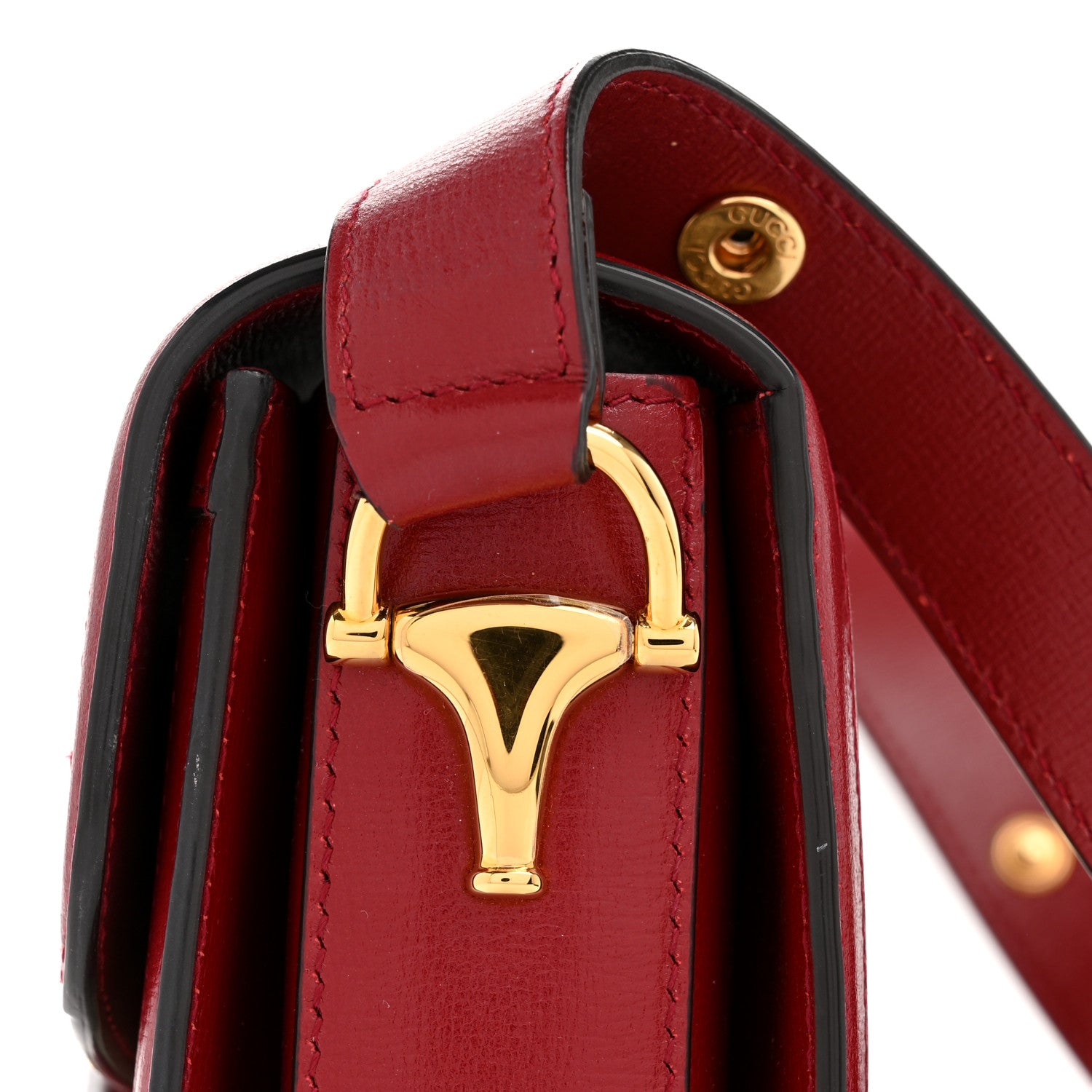 GUCCI バッグ ベージュ/レッド GUCCI（グッチ） ブリー GGキャンバス ショルダーバッグ ポシェット
