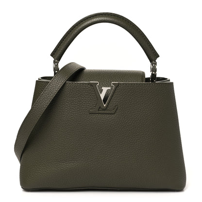 Louis Vuitton Taurillon Capucines BB Khaki 1 of 9