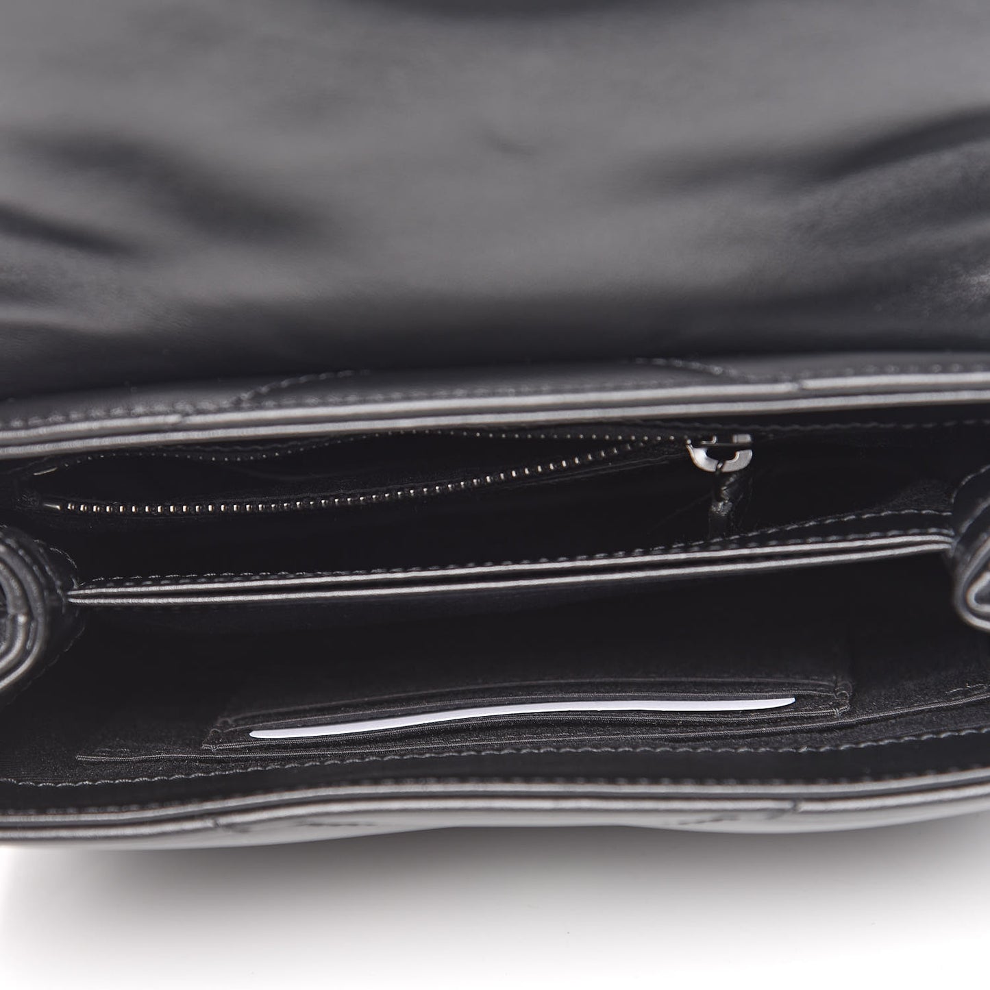 Calfskin Y Quilted Monogram Toy Loulou Crossbody Bag Black