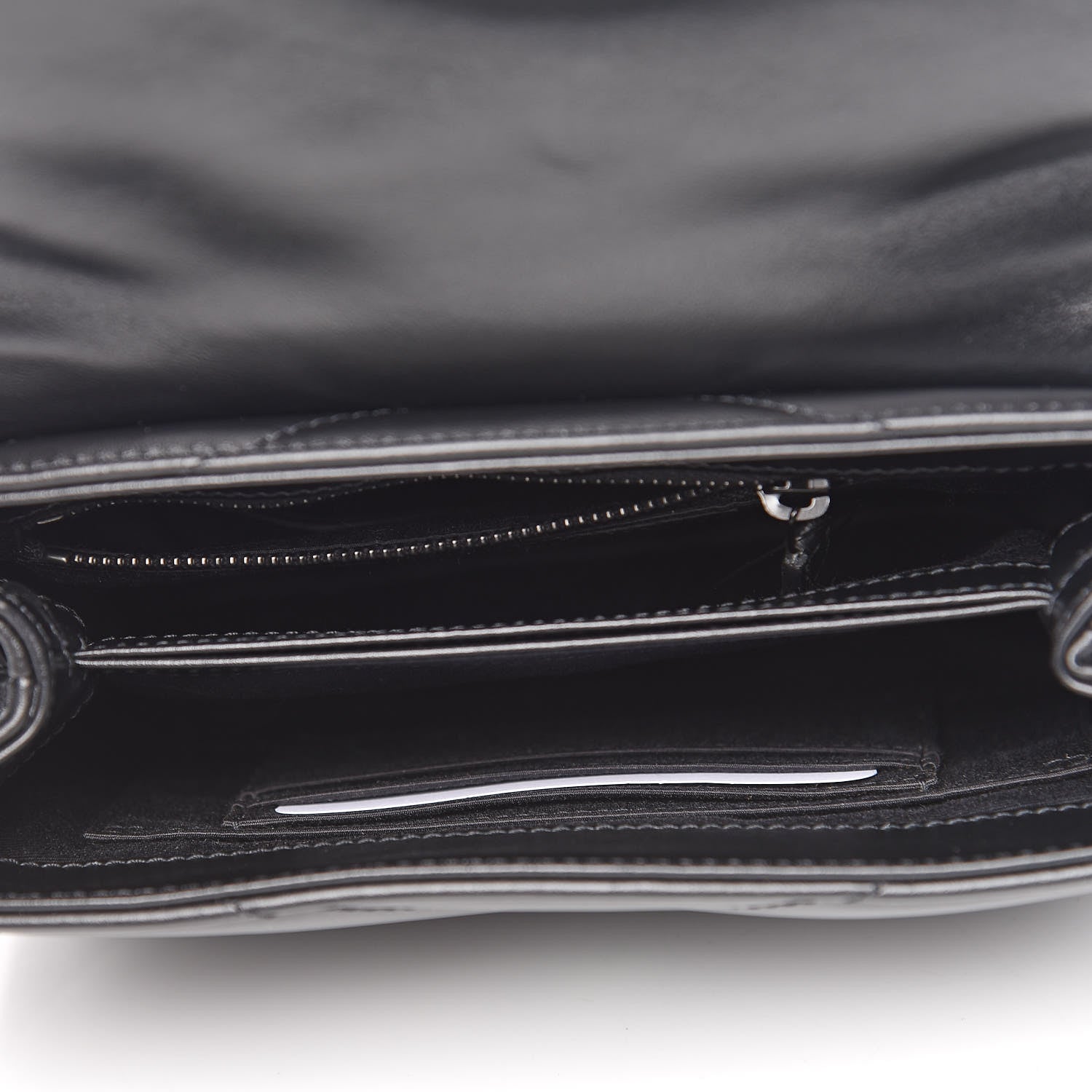 Saint Laurent Calfskin Y Quilted Monogram Toy Loulou Crossbody Bag Black 5 of 10