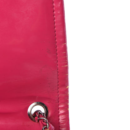 Chanel Glazed Calfskin Small Lipstick Flap Bag Fuchsia 7 of 20