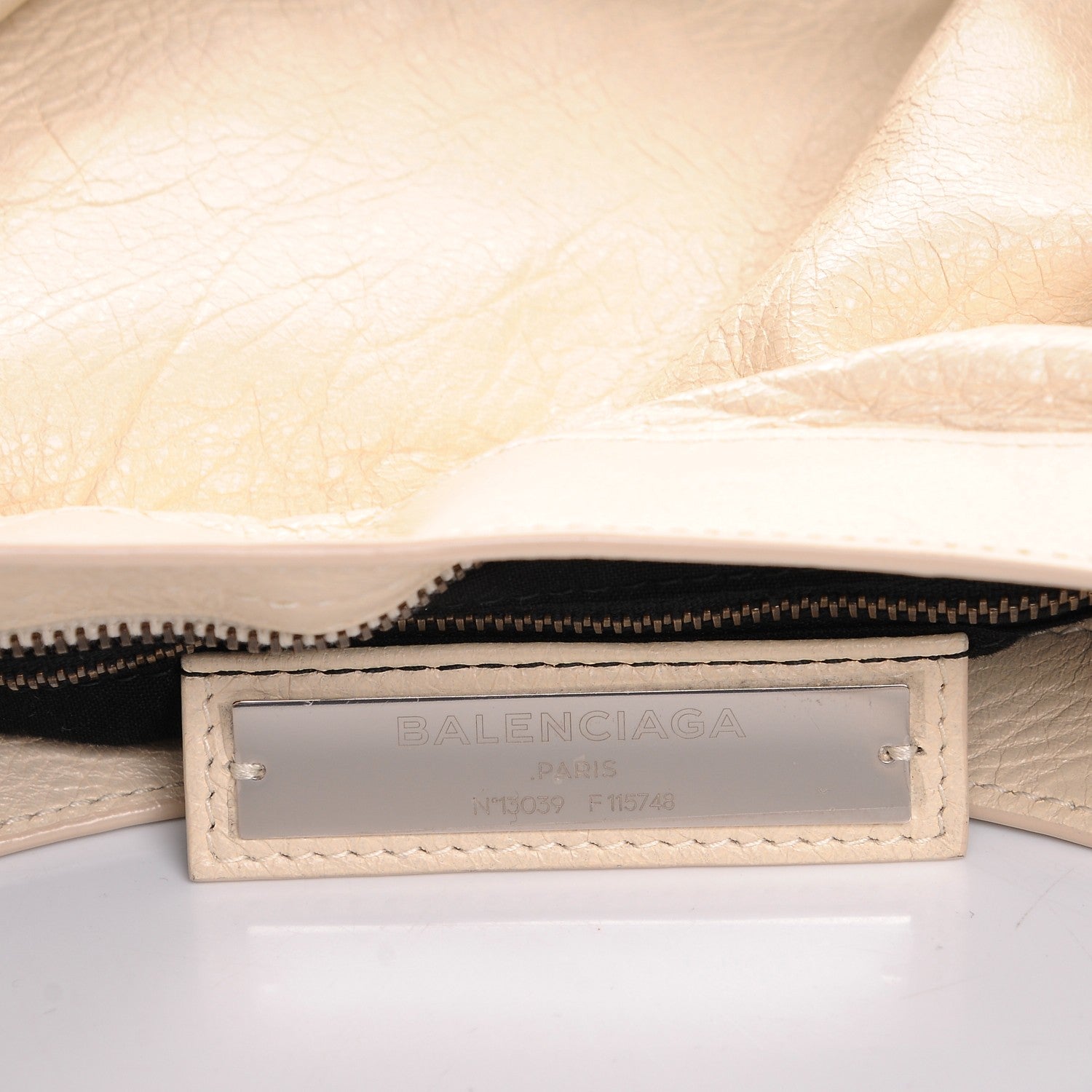Balenciaga Agneau Classic Hardware City Blanc Creme Light Craie 7 of 10