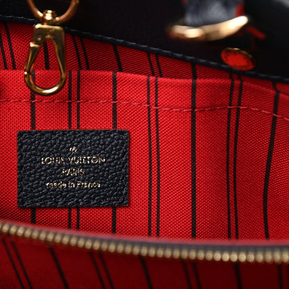 Louis Vuitton Empreinte Montaigne BB Marine Rouge 7 of 11
