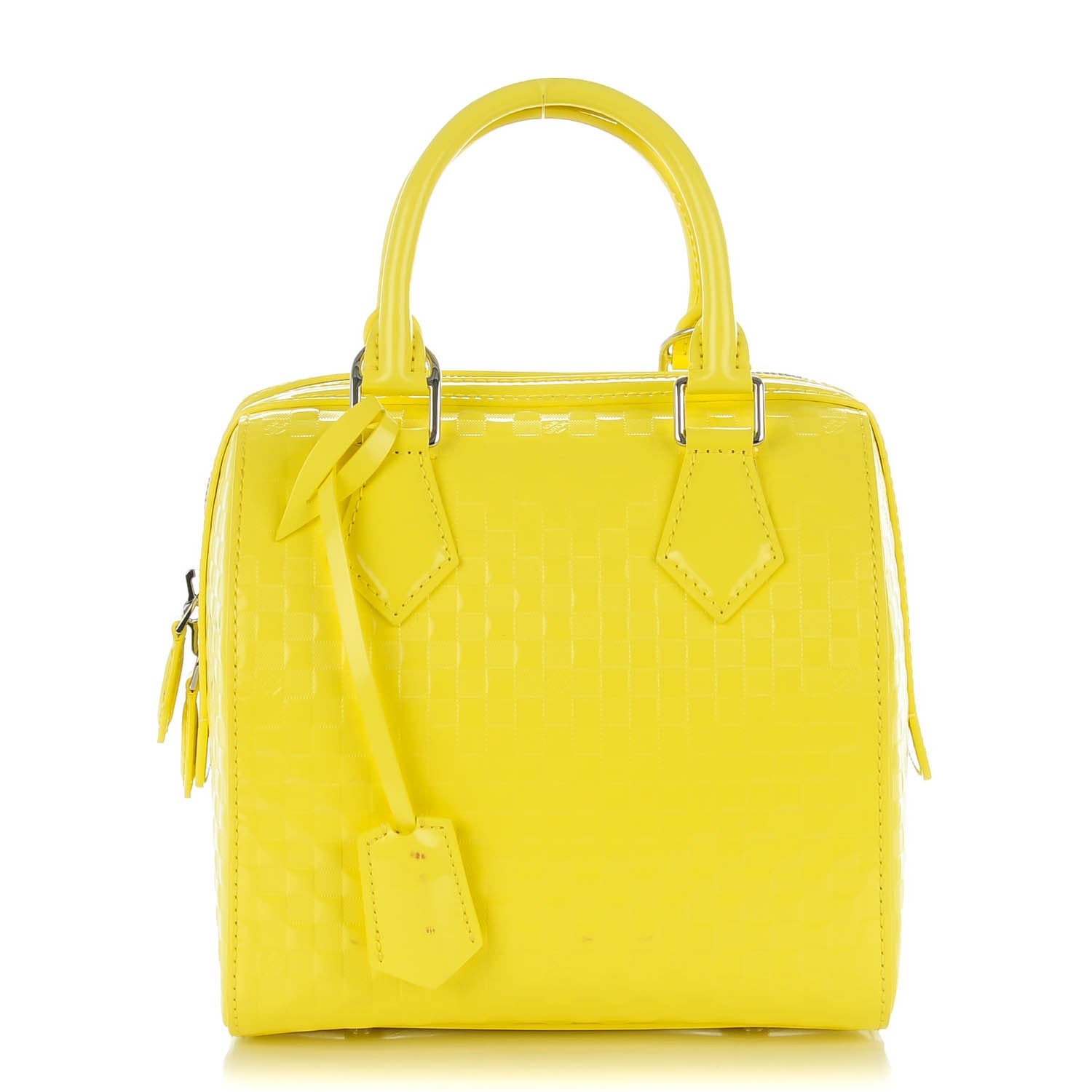 Louis Vuitton Damier Facette Speedy Cube PM Yellow 1 of 7