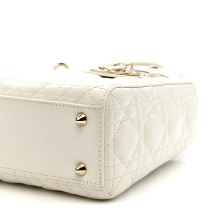 Christian Dior Lambskin Cannage Small My ABCDior Lady Dior Latte 10 of 10