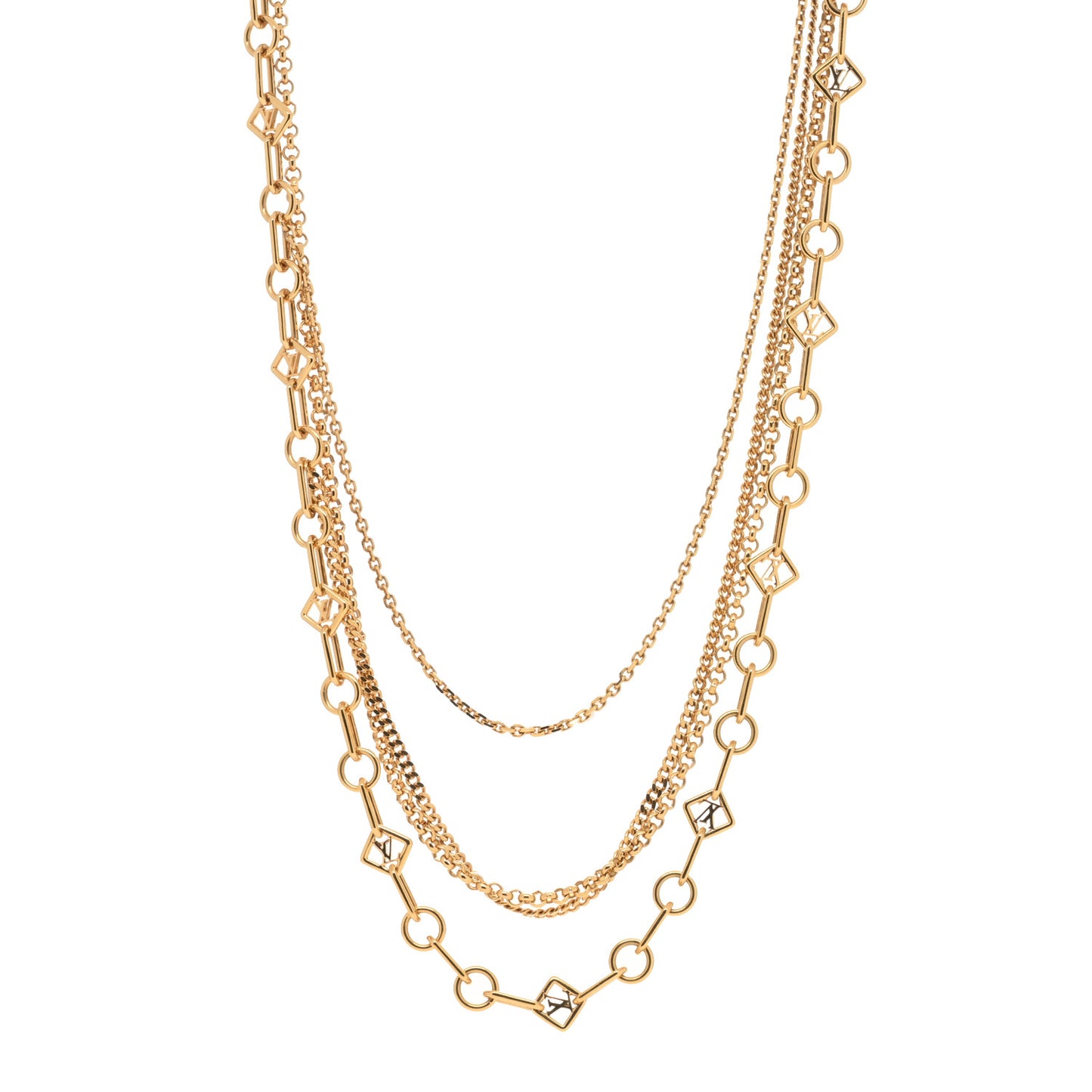 Collier Vegas Chain Necklace Gold