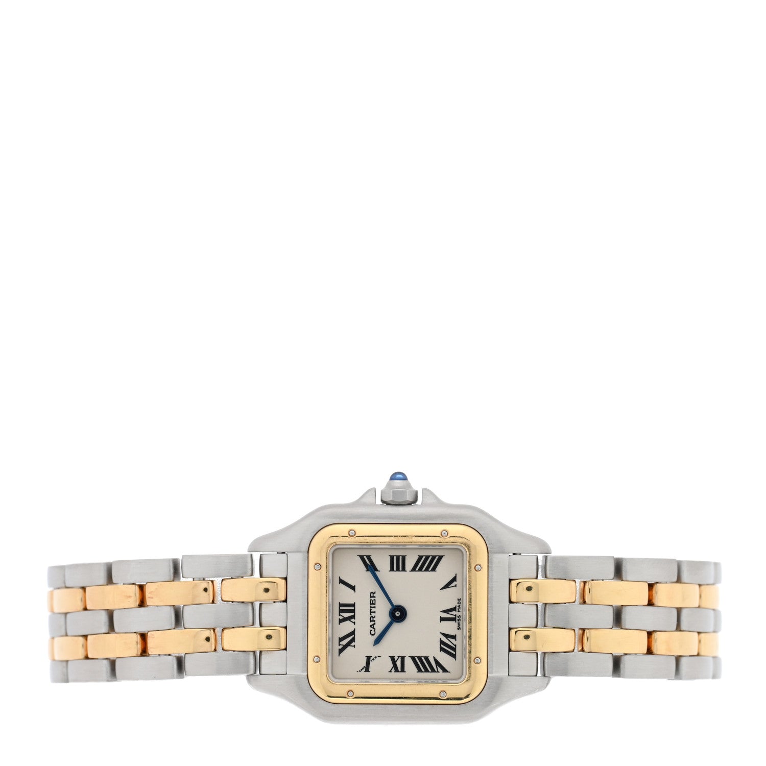 Cartier Stainless Steel 18K Yellow Gold 22mm Panthere Quartz Watch 2 of 4