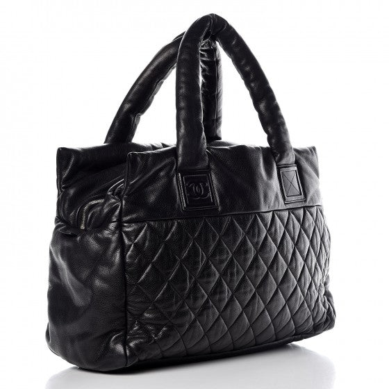 Chanel Caviar Quilted Large Coco Cocoon Tote Black 3 of 14