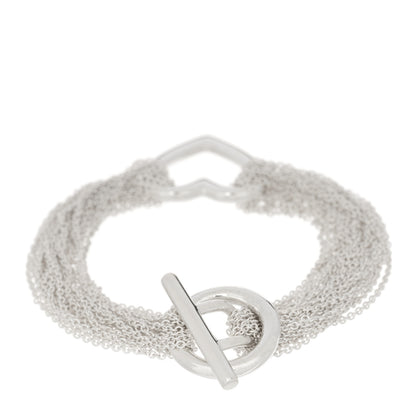 Tiffany Sterling Silver Heart Mesh Bracelet 2 of 4
