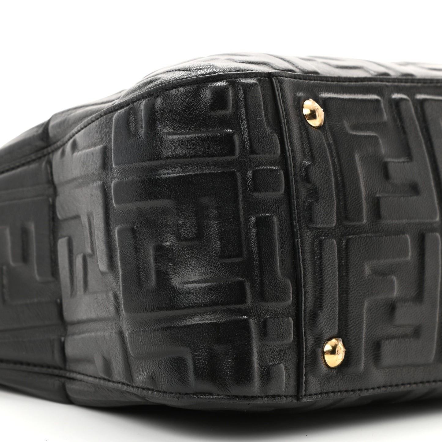 Nappa FF 1974 Embossed Medium FF Tote Black