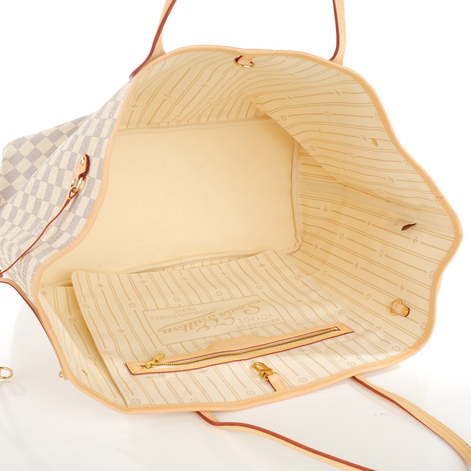 Louis Vuitton Damier Azur Neverfull GM 5 of 9