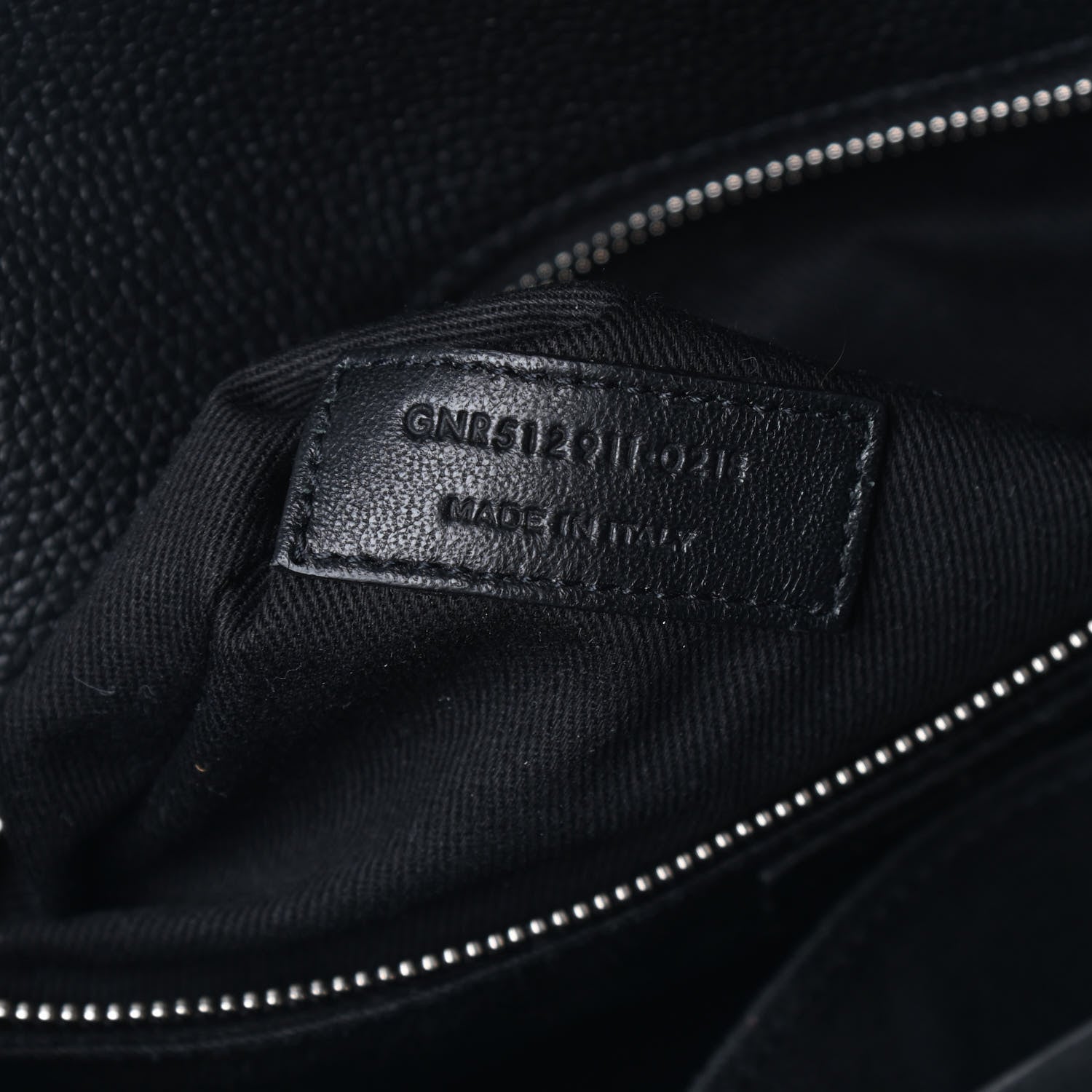 Saint Laurent Grained Calfskin Small Supple Chain Sac De Jour Black 7 of 9