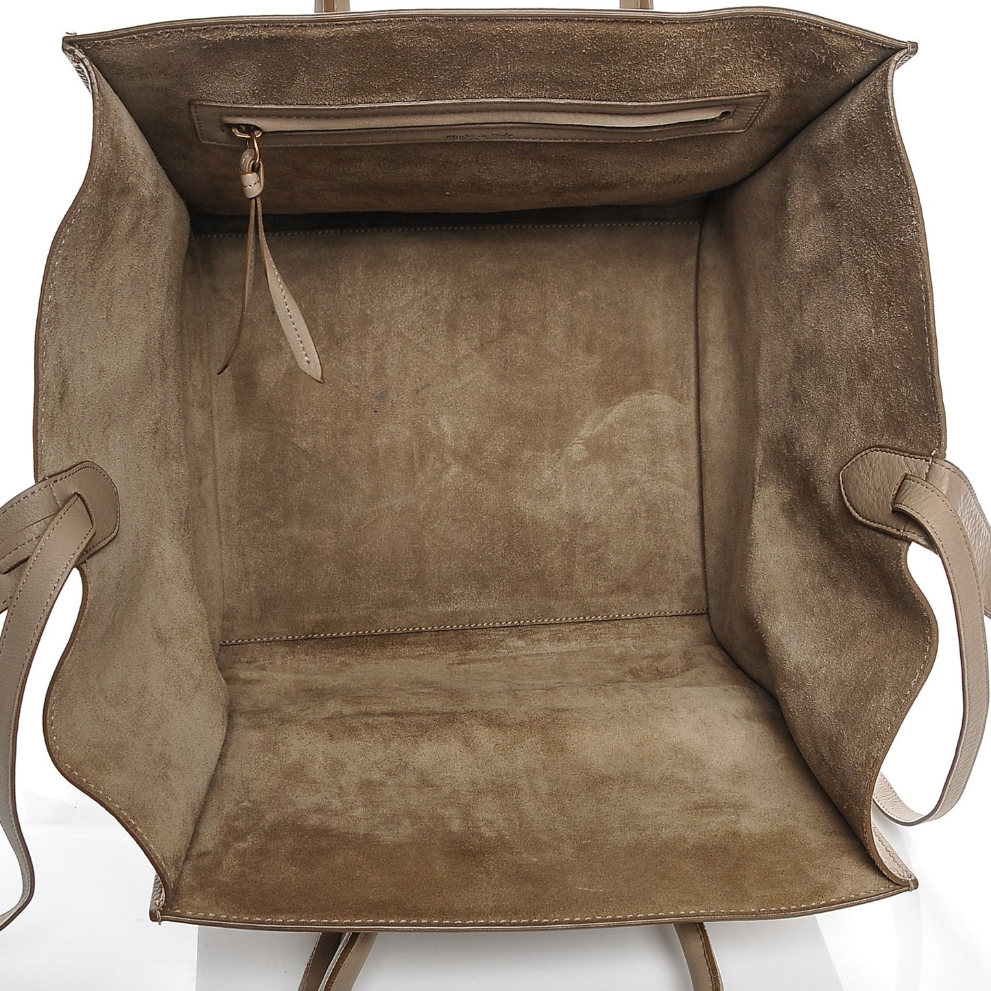 Supple Calfskin Medium Phantom Luggage Beige