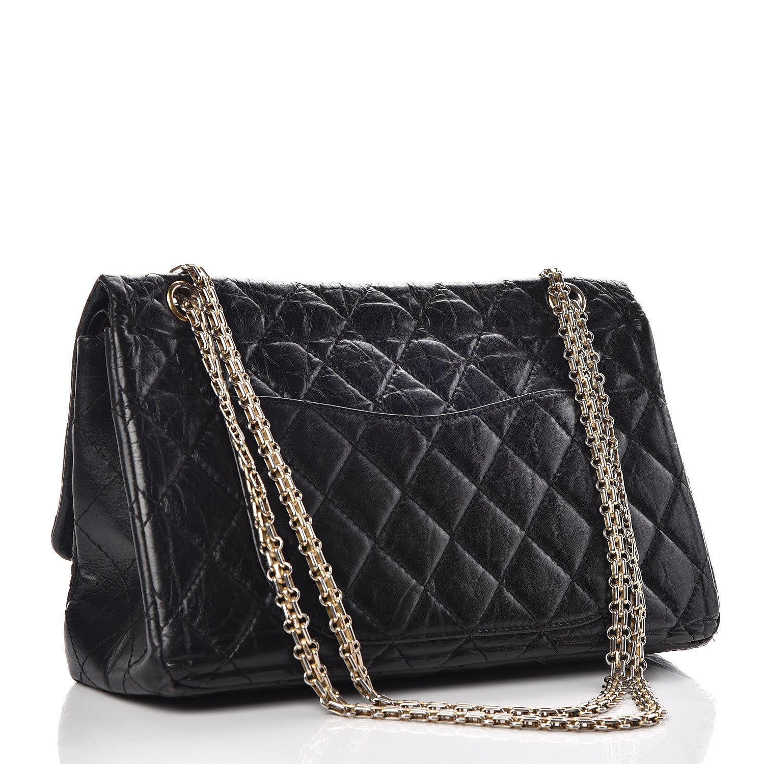 Chanel Aged Calfskin Quilted 2.55 Reissue 227 Flap Black 4 of 15