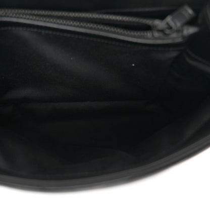 Saint Laurent Calfskin Y Quilted Monogram Monochrome Medium Loulou Chain Satchel Black 5 of 11