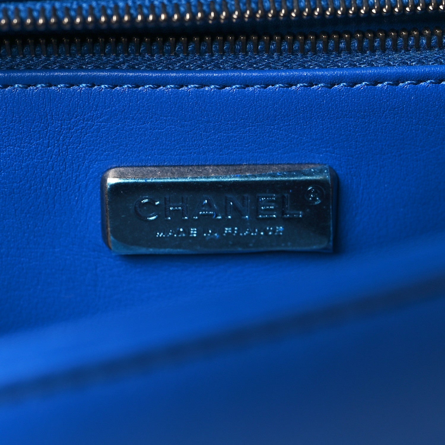Chanel Alligator New Medium Boy Flap Blue 6 of 11
