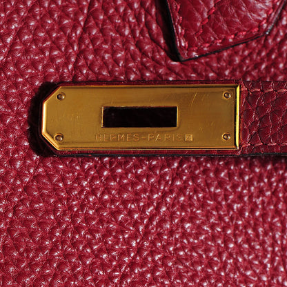 Hermes Fjord Birkin 35 Rouge H 12 of 27