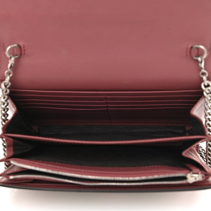 Gucci GG Supreme Monogram Blooms Mini Dionysus Chain Wallet Beige Multicolor Dry Rose 5 of 11
