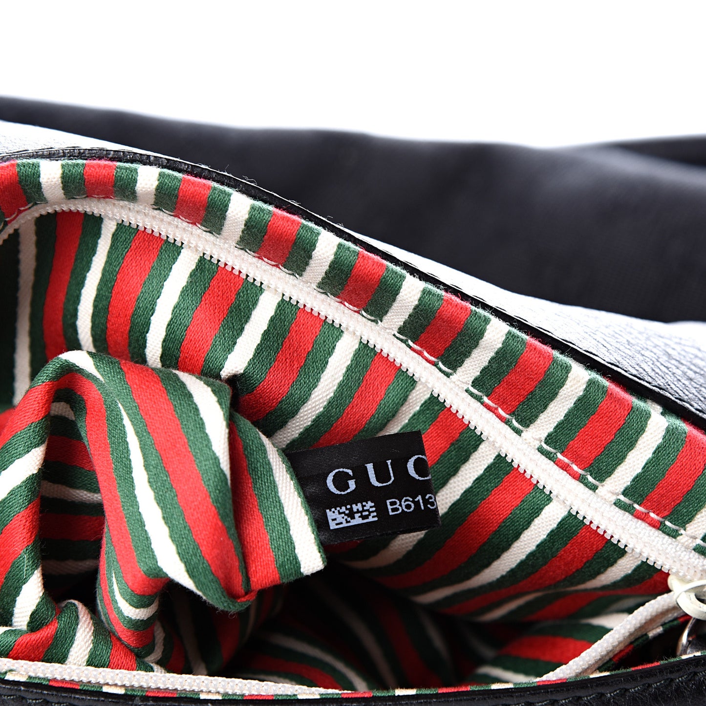 Denim Monogram Britt Tassel Shoulder Bag Black